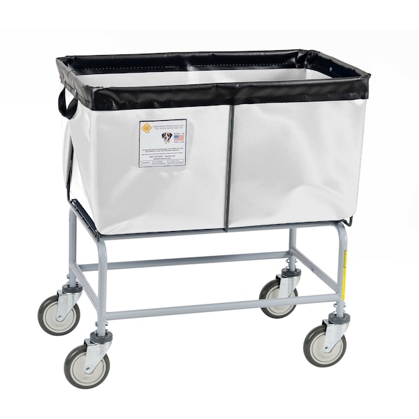Elevated Basket Truck, Vinyl, 4 Bushel, White